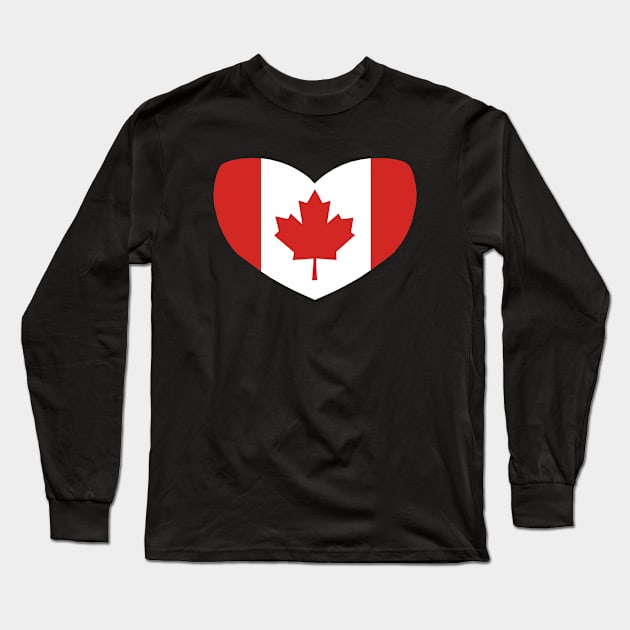 Love Canada Long Sleeve T-Shirt by sweetsixty